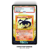 Shining Charizard 107/105 - PSA Size Graded Card Case Extended Artwork Display with GradeGuardian Protection